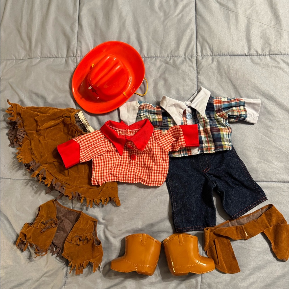 Vintage cabbage patch kids western outfits
